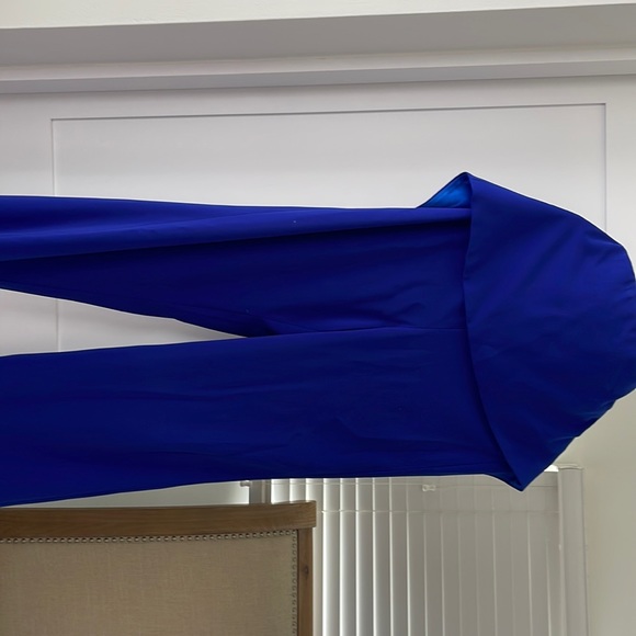 Like new condition Jay Godfrey Blue Strapless Pop Over Jumpsuit size 4 - Picture 2 of 6